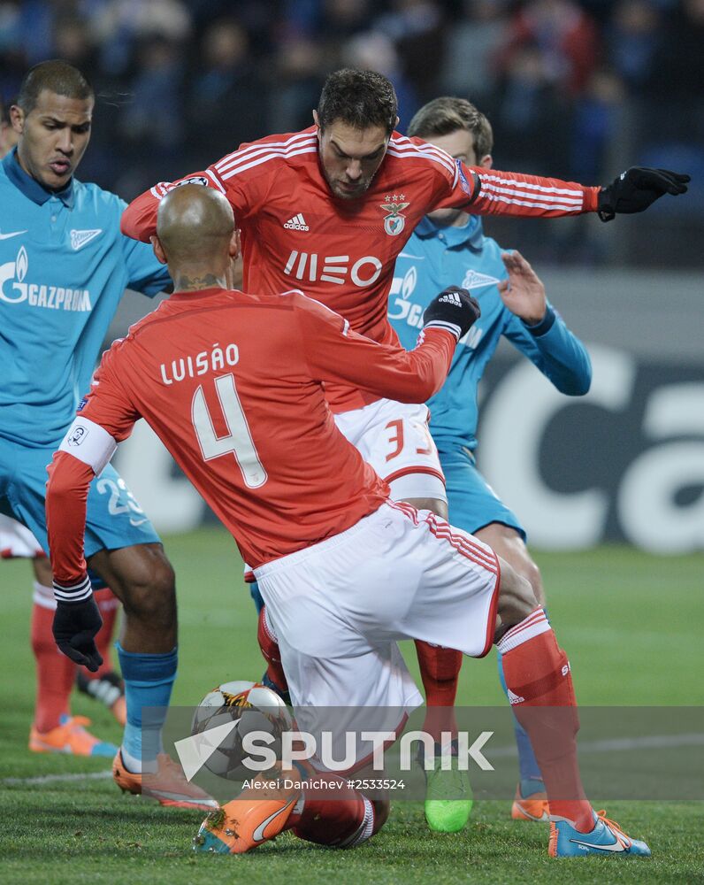 UEFA Champions League. Zenit vs. Benfica