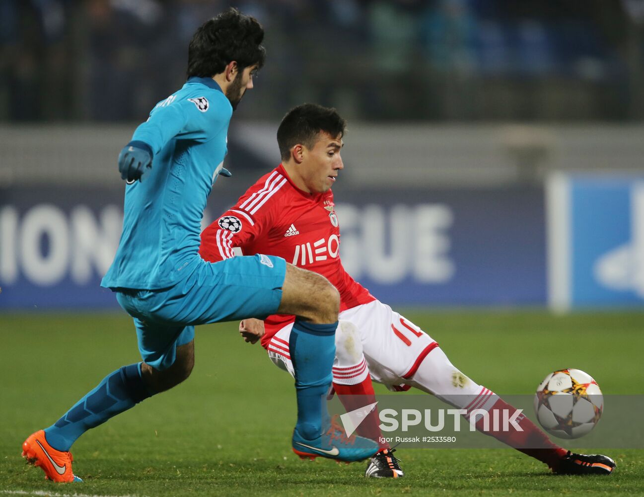 UEFA Champions League. Zenit vs. Benfica