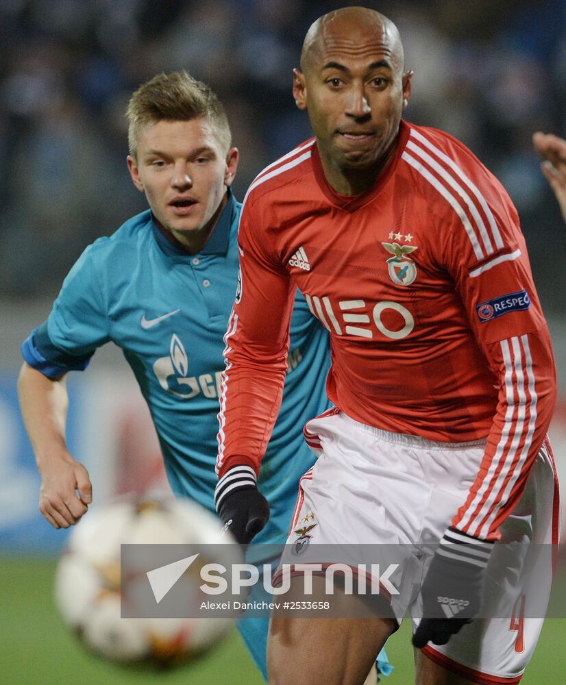 UEFA Champions League. Zenit vs. Benfica