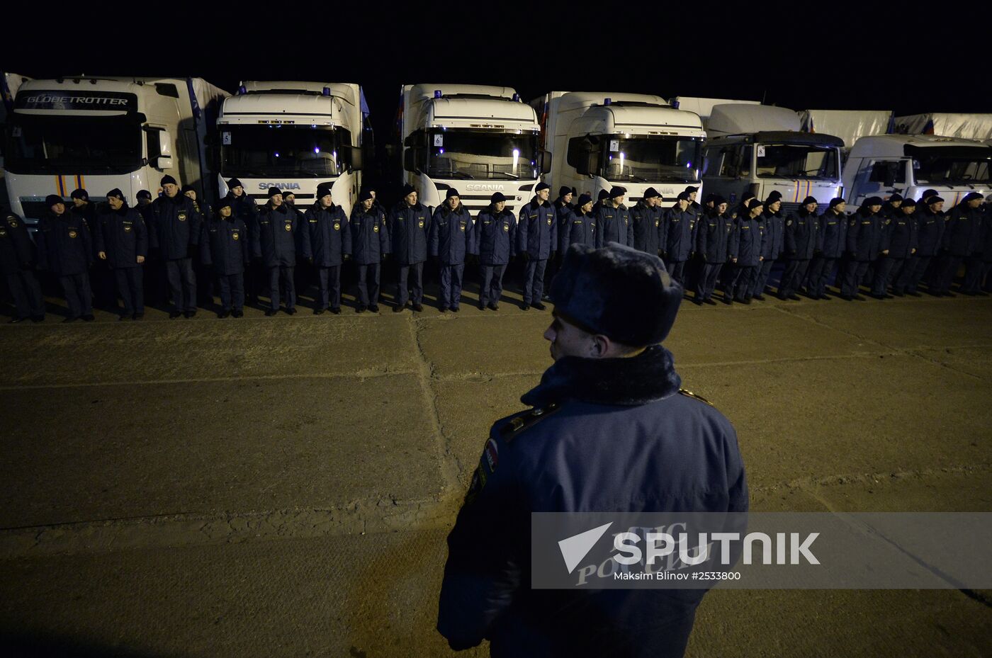 Eighth humanitarian convoy leaves for Ukraine