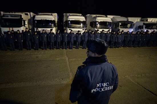 Eighth humanitarian convoy leaves for Ukraine