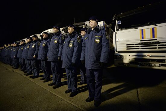 Eighth humanitarian convoy leaves for Ukraine