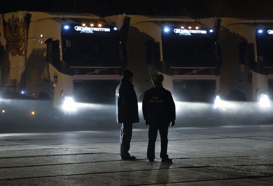 Eighth humanitarian convoy leaves for Ukraine