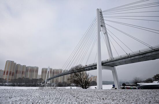 The Pavshino pedestrian bridge