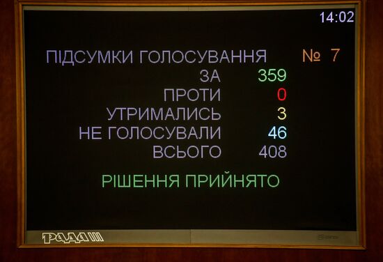 Ukraine parliament holds first session