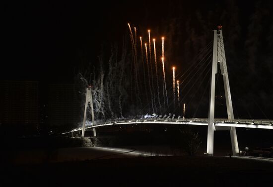 Pavshinsky pedestrian bridge opens