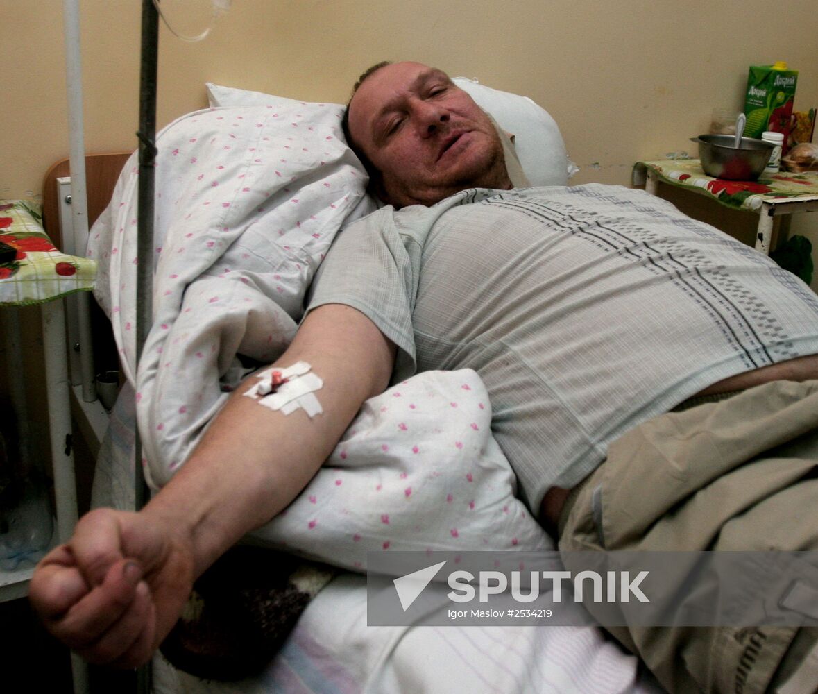 Aftermath of Donetsk shelling by Ukrainian army