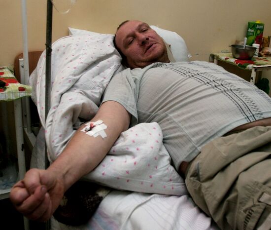 Aftermath of Donetsk shelling by Ukrainian army