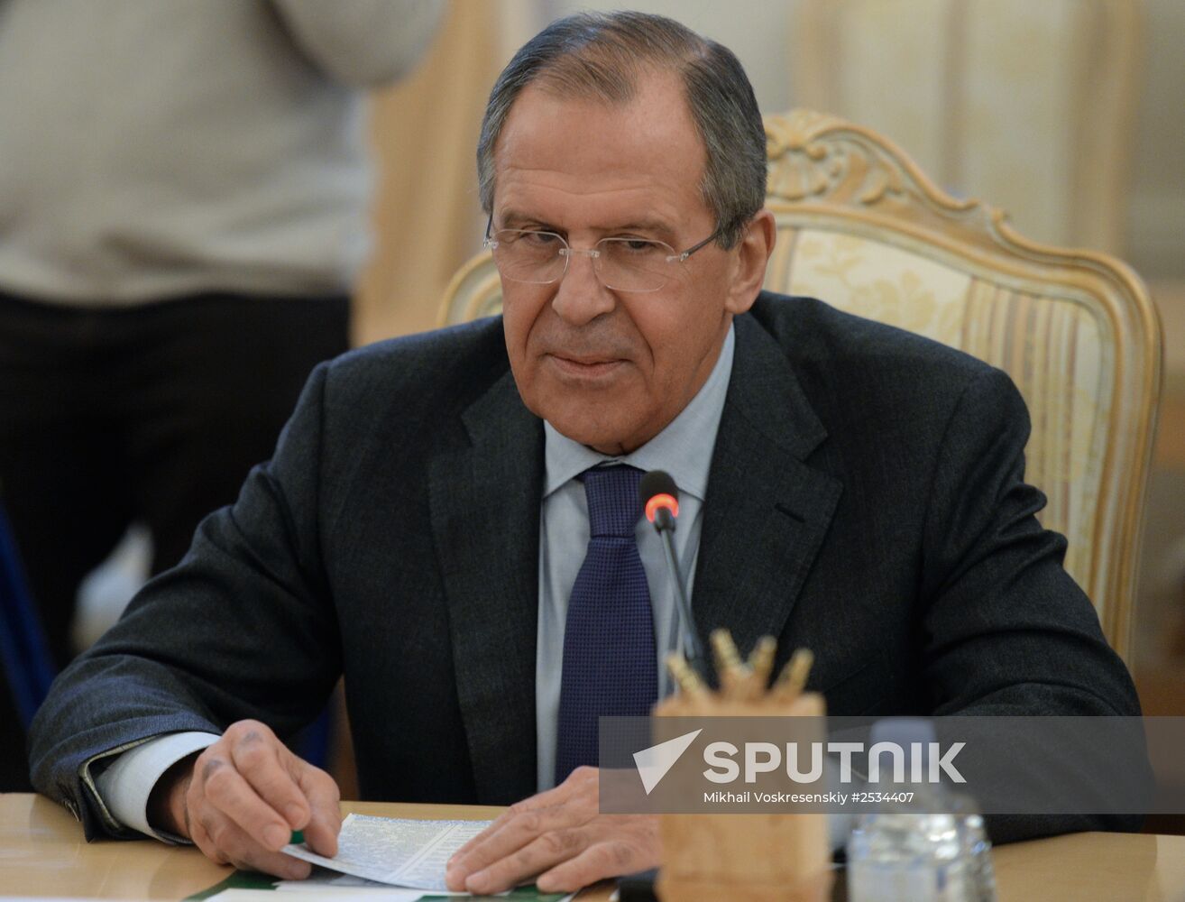 Russian FM Lavrov meets with Secretary General of the Council of Europe Jagland