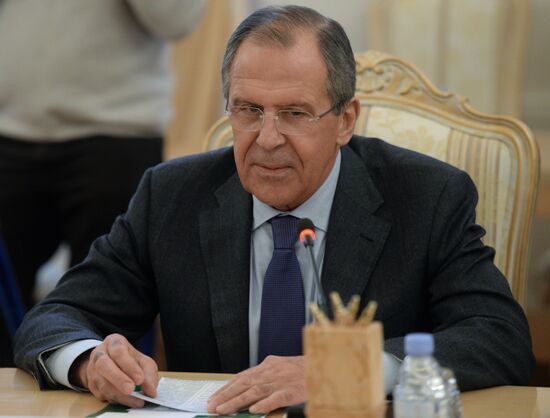 Russian FM Lavrov meets with Secretary General of the Council of Europe Jagland