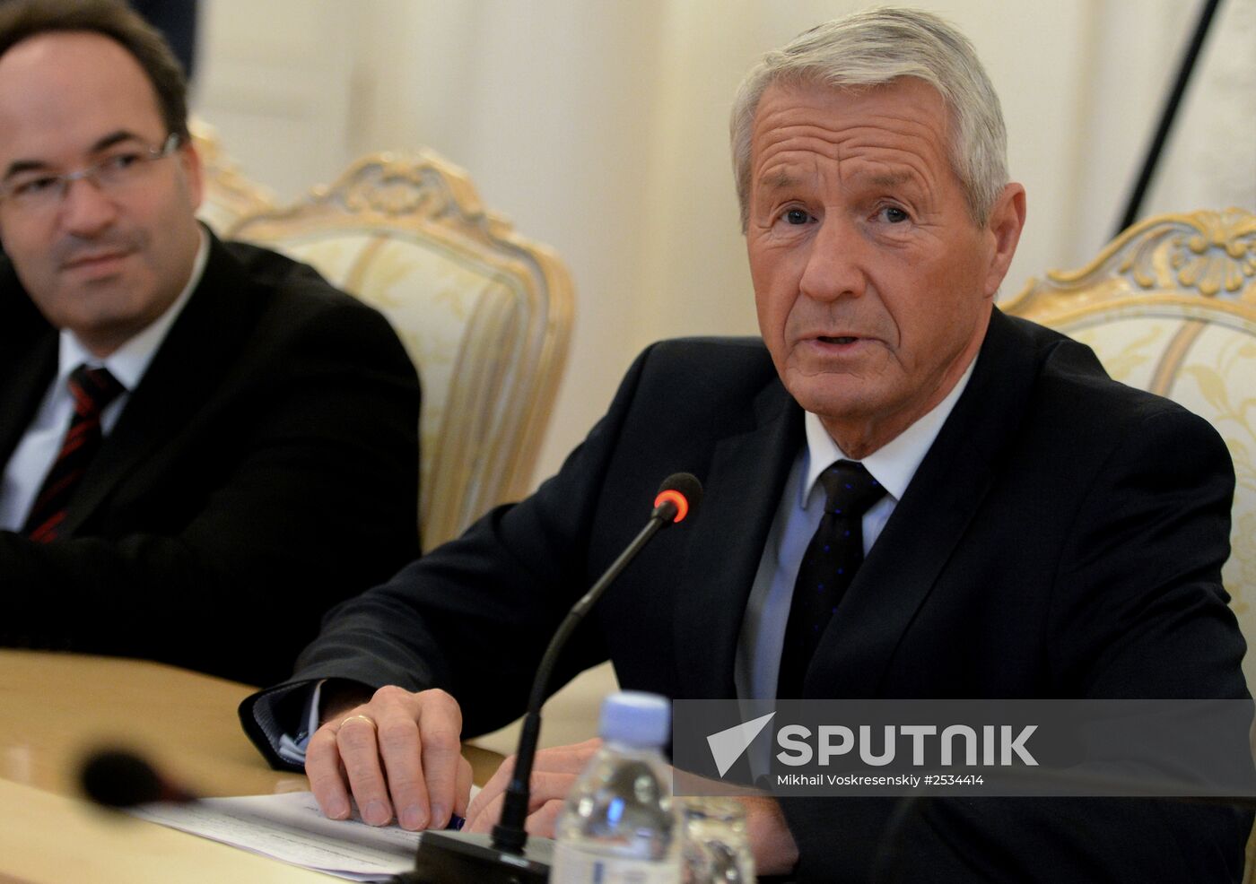 Russian FM Lavrov meets with Secretary General of the Council of Europe Jagland