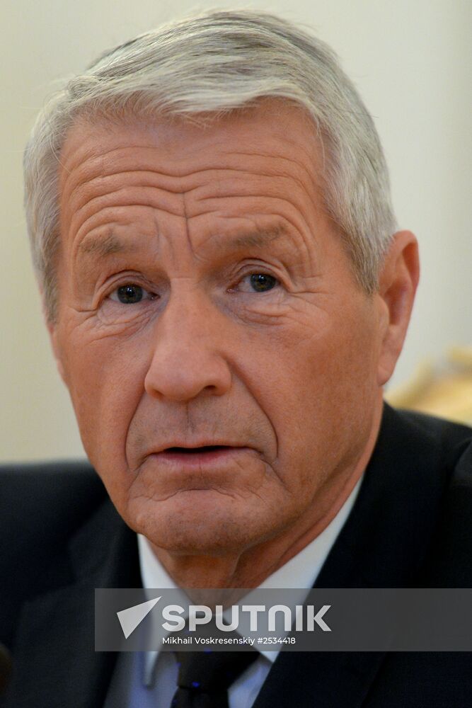 Russian FM Lavrov meets with Secretary General of the Council of Europe Jagland