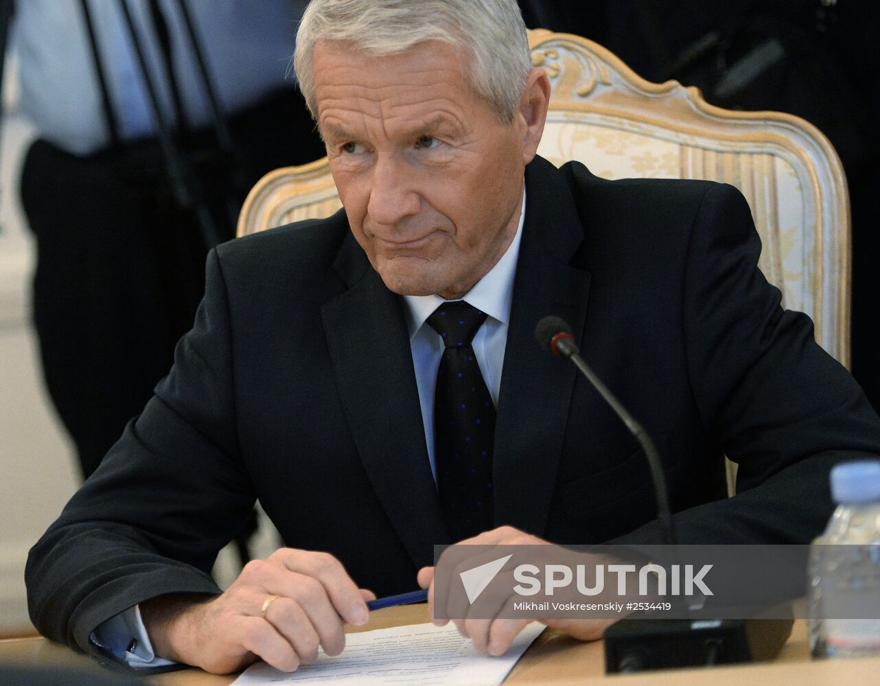 Russian FM Lavrov meets with Secretary General of the Council of Europe Jagland