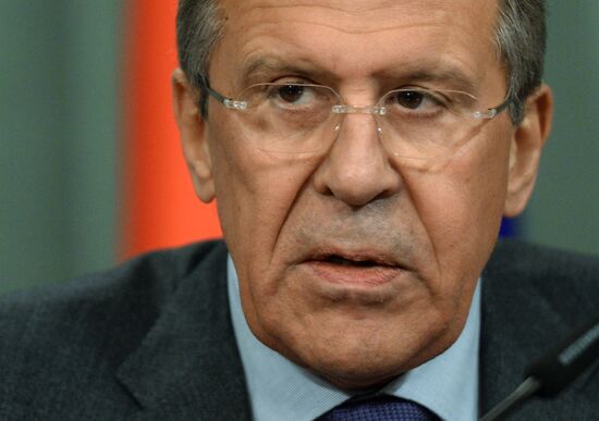 Russian FM Lavrov meets with Secretary General of the Council of Europe Jagland