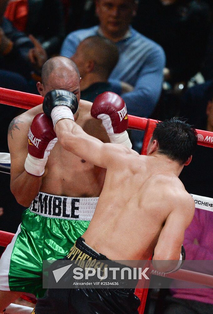 Boxing. Fight between Ruslan Provodnikov and Luis Castillo