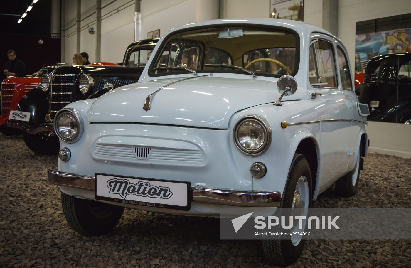 Antique car show in St. Petersburg