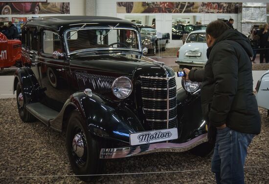 Antique car show in St. Petersburg