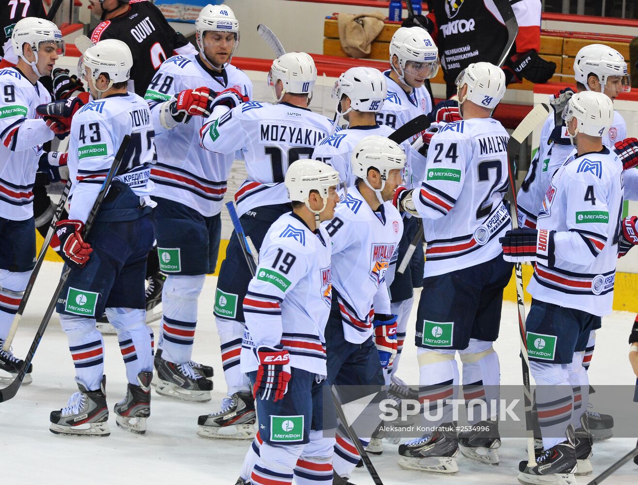 Hockey. KHL. Traktor (Chelyabinsk) vs. Magnitogorsk (Metallurg)