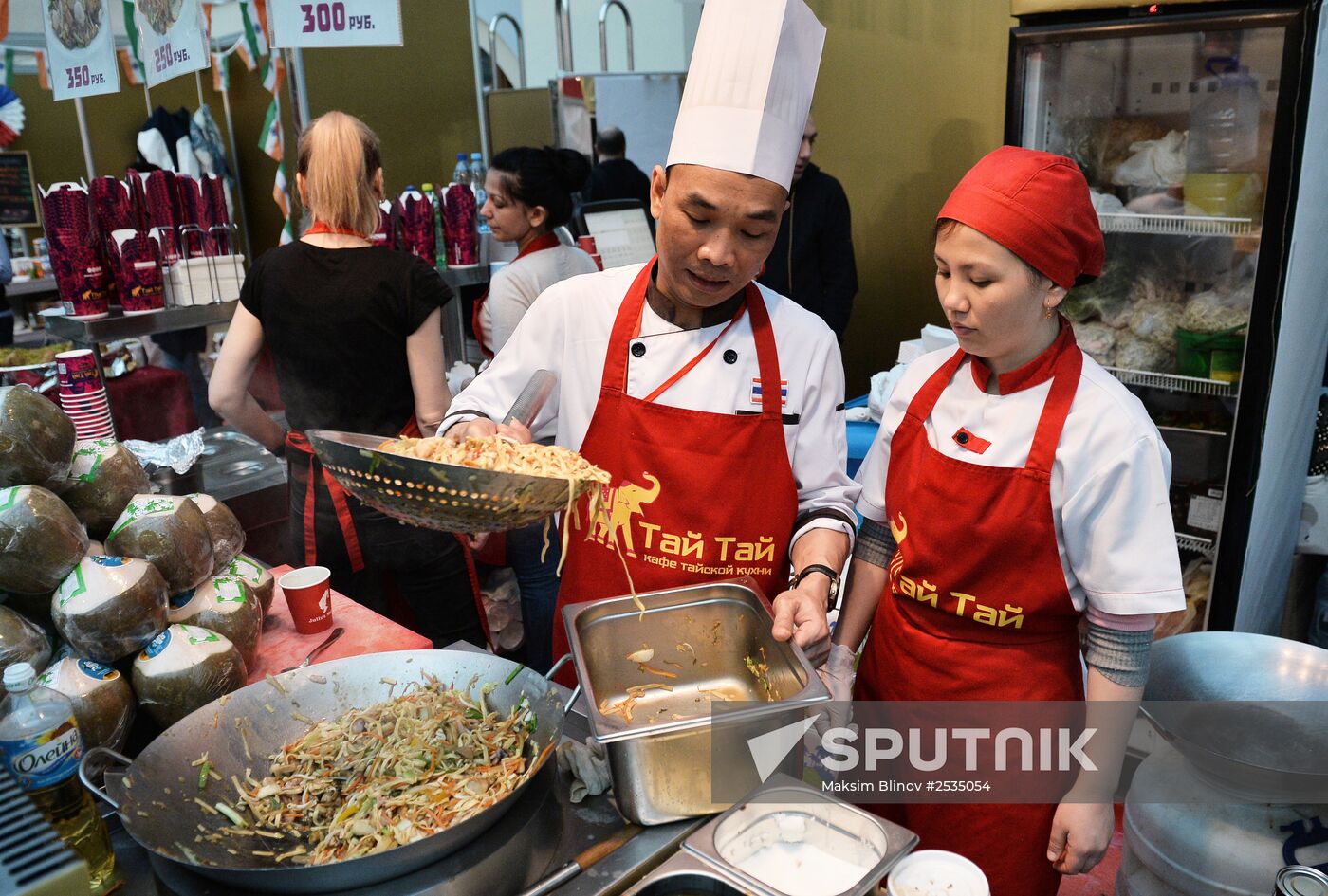 Eighth Food Show gastronomic festival in Moscow