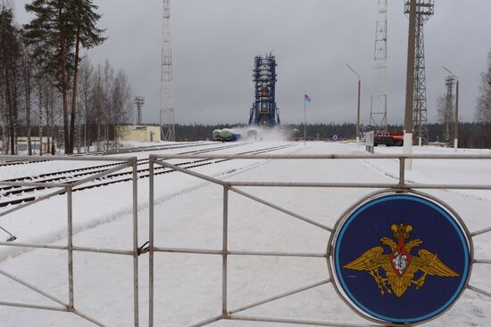 Plesetsk cosmodrome in Arkhangelsk Region