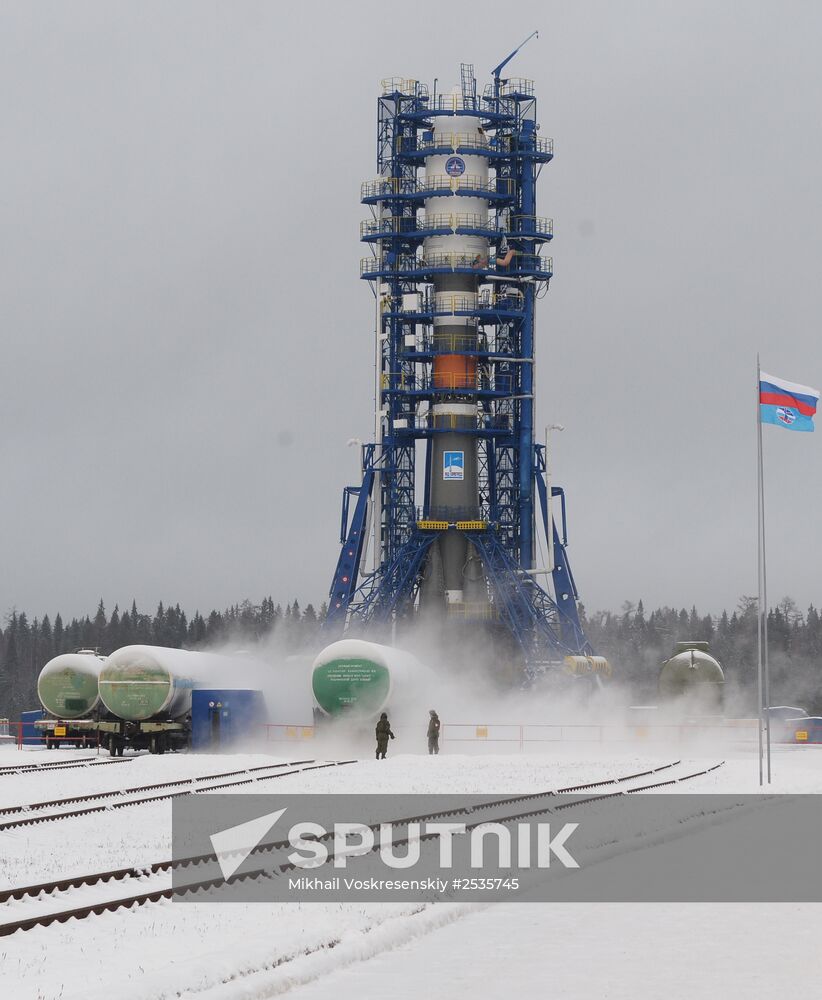 Plesetsk cosmodrome in Arkhangelsk Region