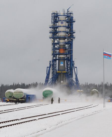 Plesetsk cosmodrome in Arkhangelsk Region