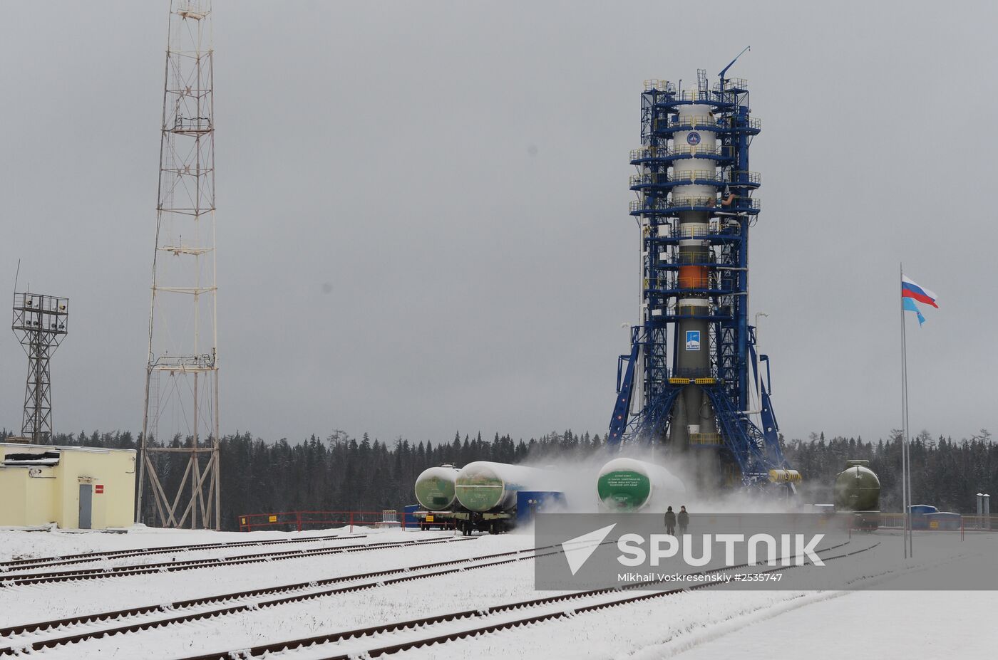 Plesetsk cosmodrome in Arkhangelsk Region