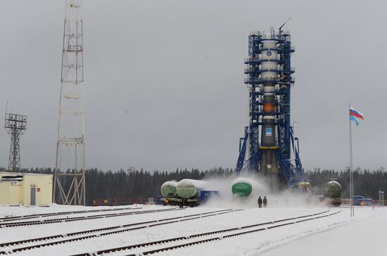 Plesetsk cosmodrome in Arkhangelsk Region