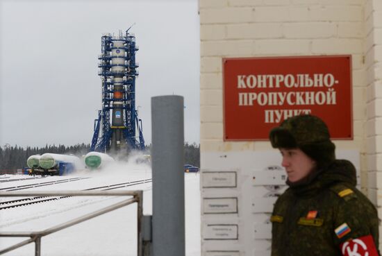 Plesetsk cosmodrome in Arkhangelsk Region