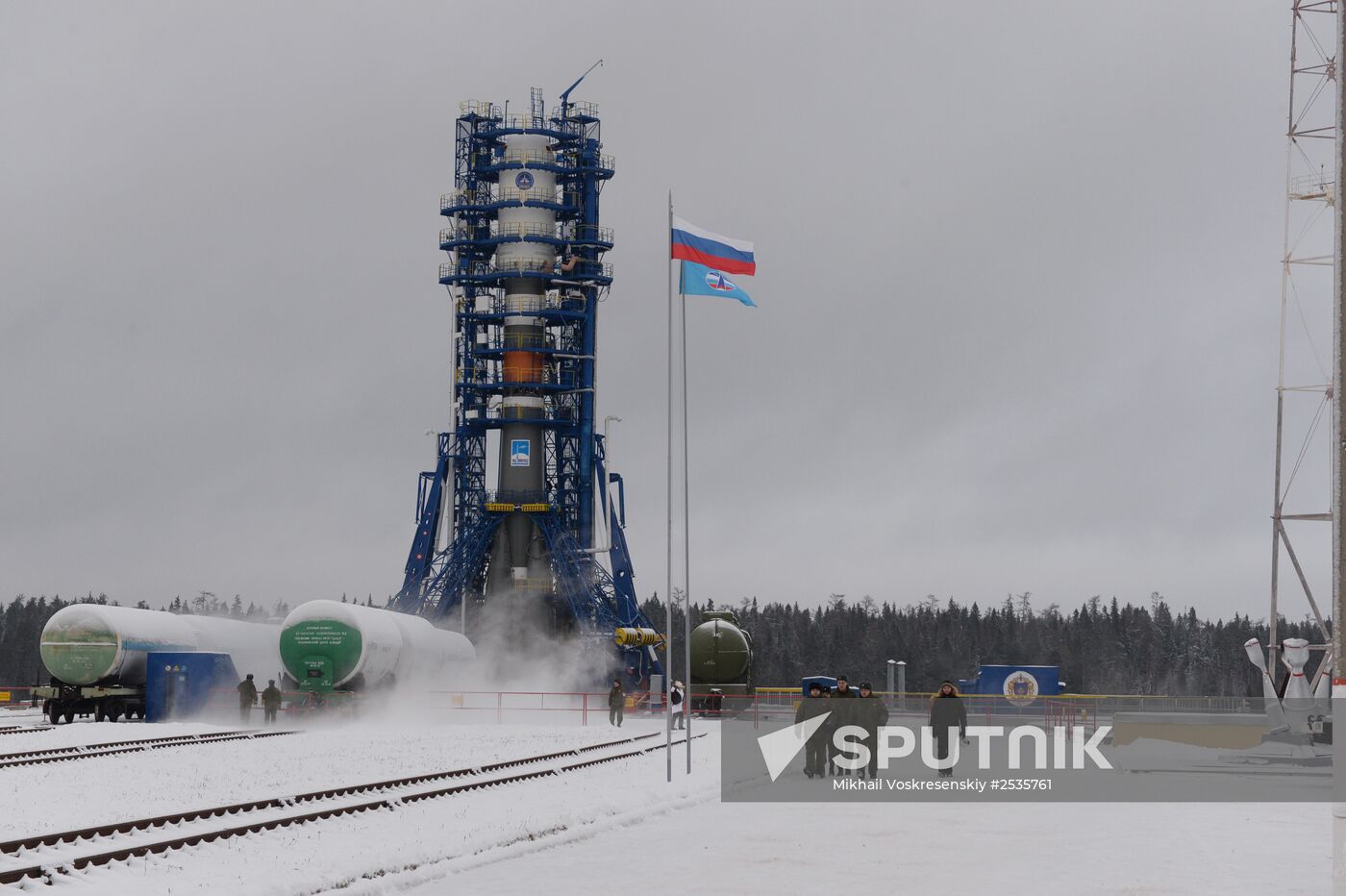 Plesetsk cosmodrome in Arkhangelsk Region