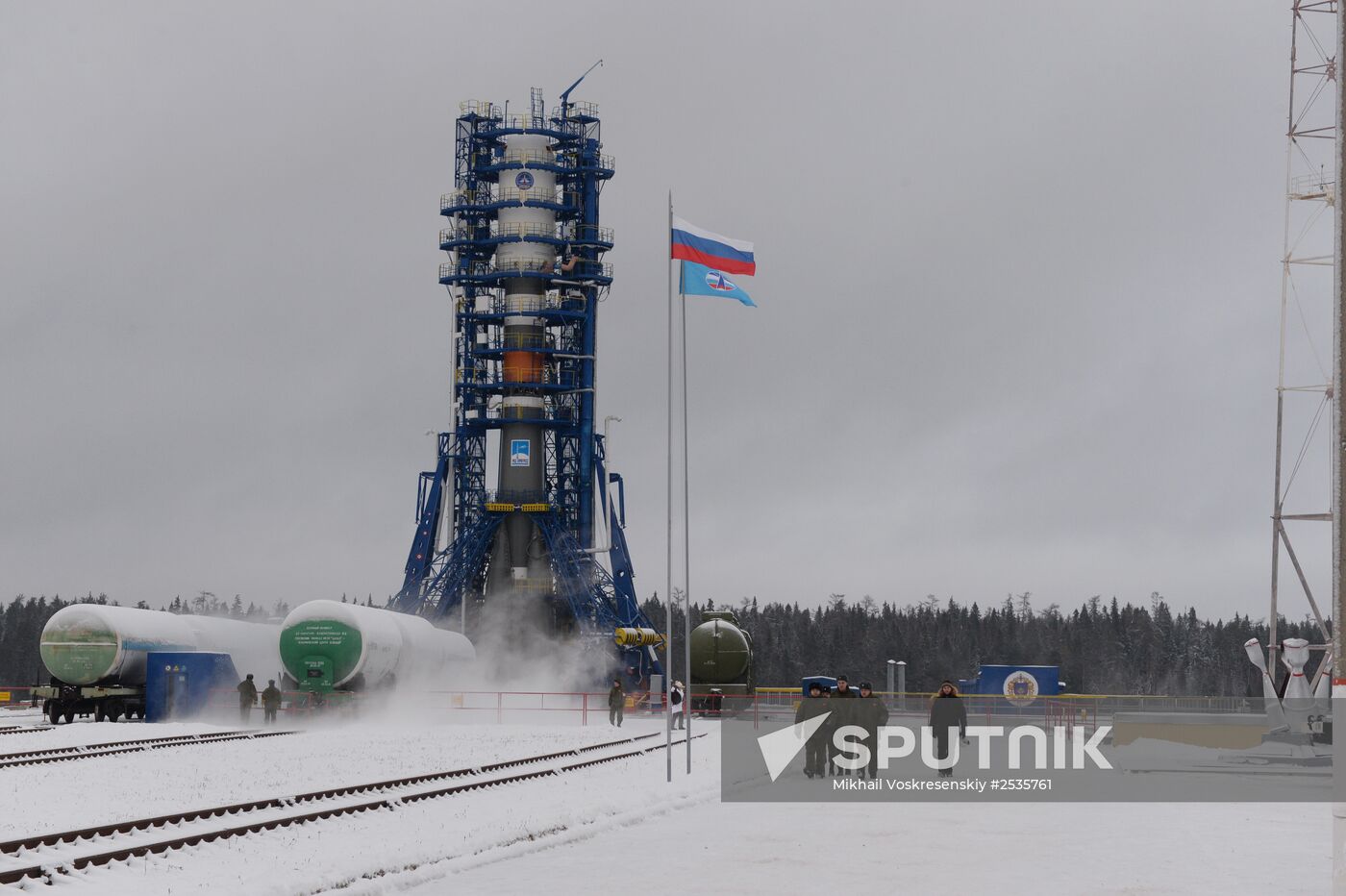 Plesetsk cosmodrome in Arkhangelsk Region