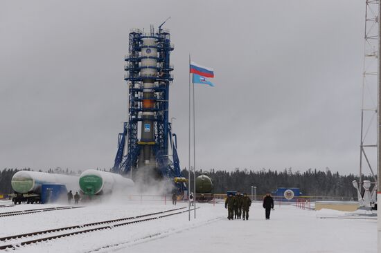 Plesetsk cosmodrome in Arkhangelsk Region