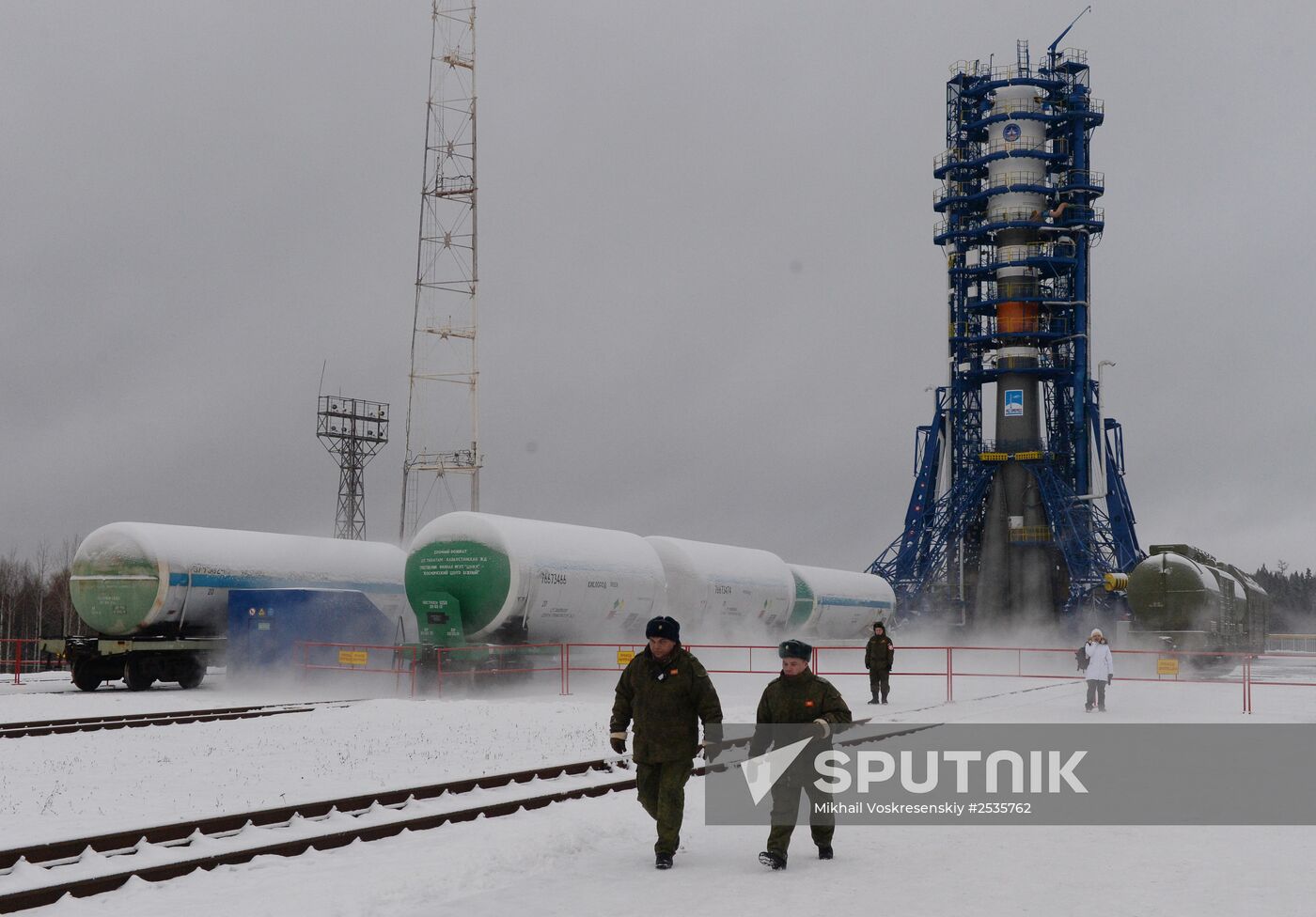 Plesetsk cosmodrome in Arkhangelsk Region
