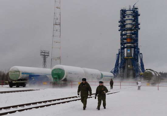 Plesetsk cosmodrome in Arkhangelsk Region