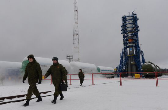 Plesetsk cosmodrome in Arkhangelsk Region