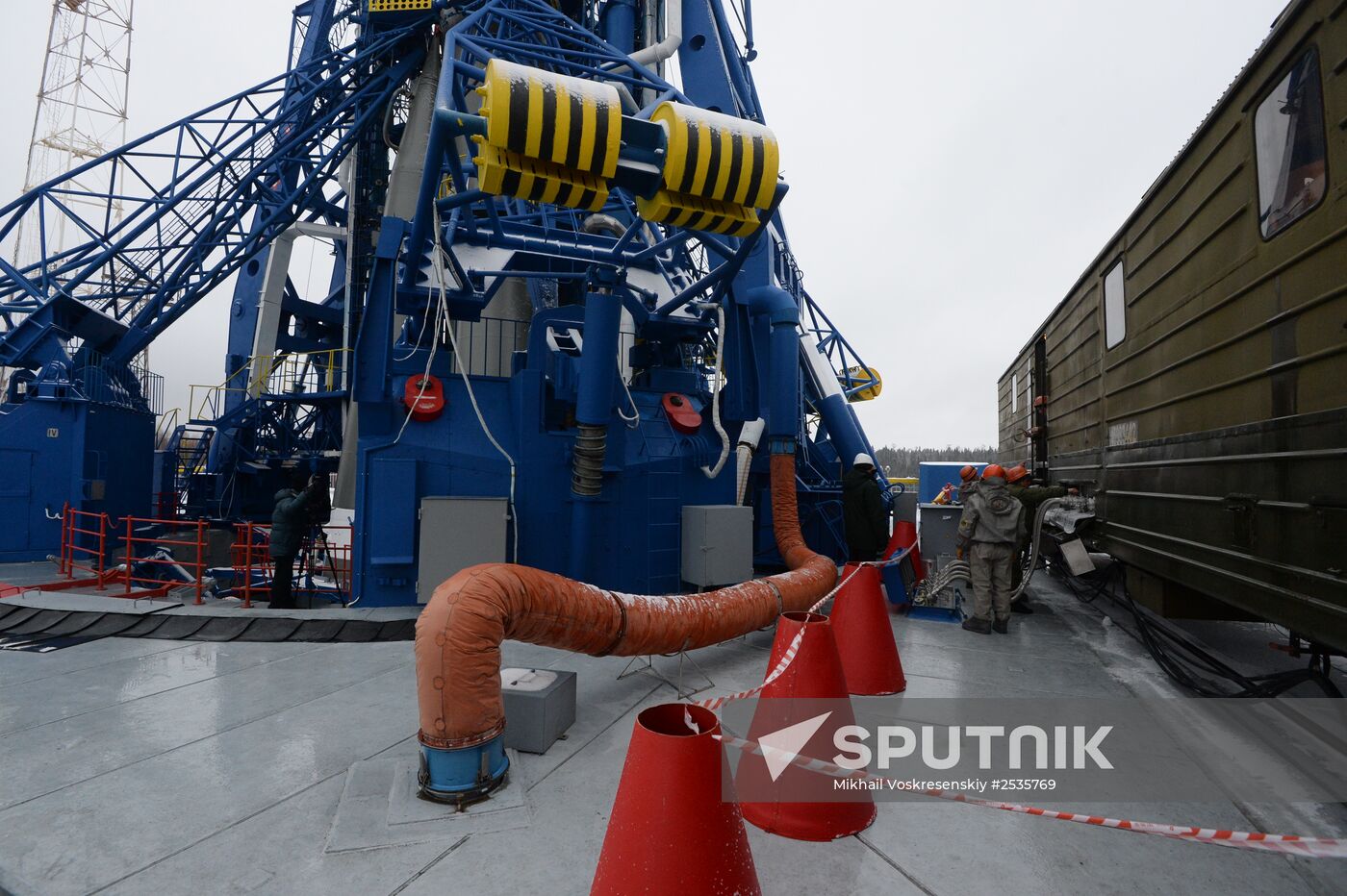 Plesetsk cosmodrome in Arkhangelsk Region