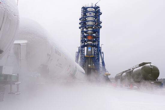 Plesetsk cosmodrome in Arkhangelsk Region