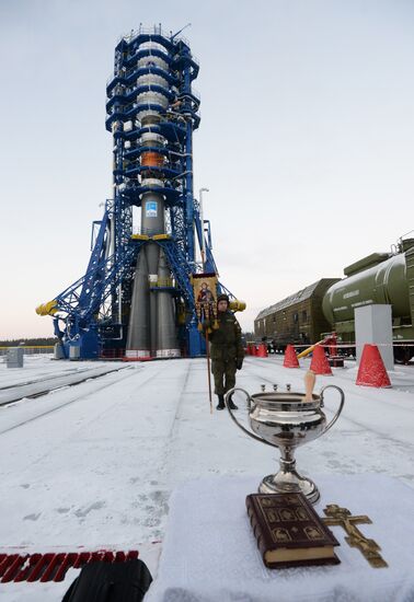 Plesetsk cosmodrome in Arkhangelsk Region
