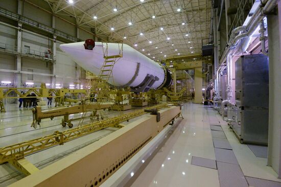 Plesetsk cosmodrome in Arkhangelsk Region