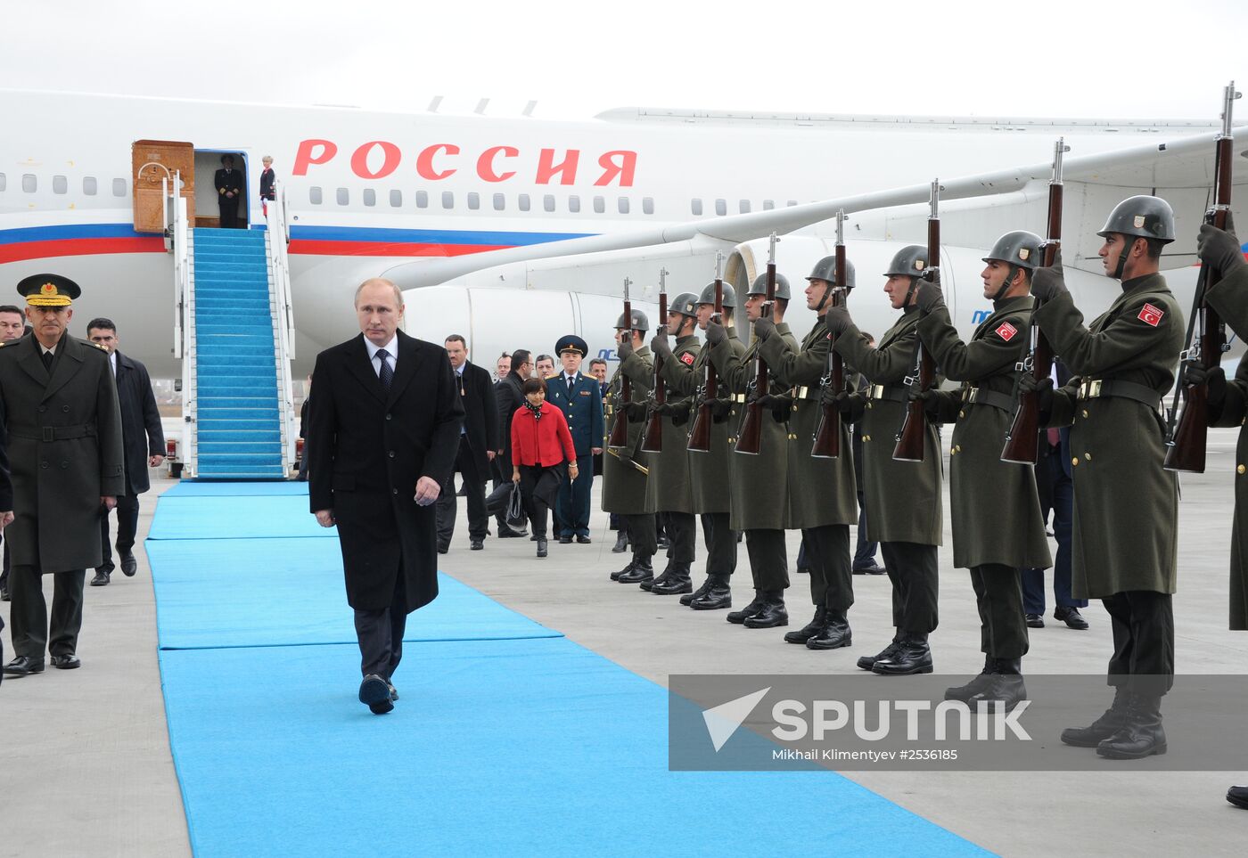 Vladimir Putin's working visit to Turkey