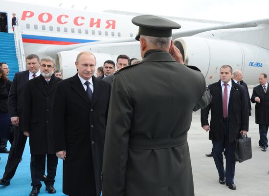 Vladimir Putin's working visit to Turkey