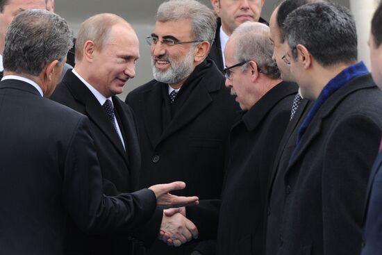 Vladimir Putin's working visit to Turkey