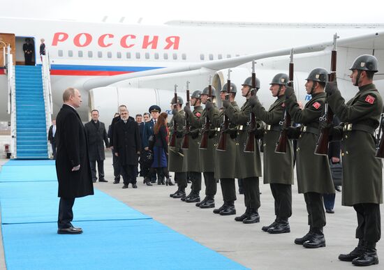 Vladimir Putin's working visit to Turkey