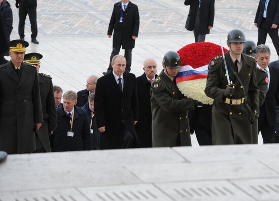 Vladimir Putin's working visit to Turkey