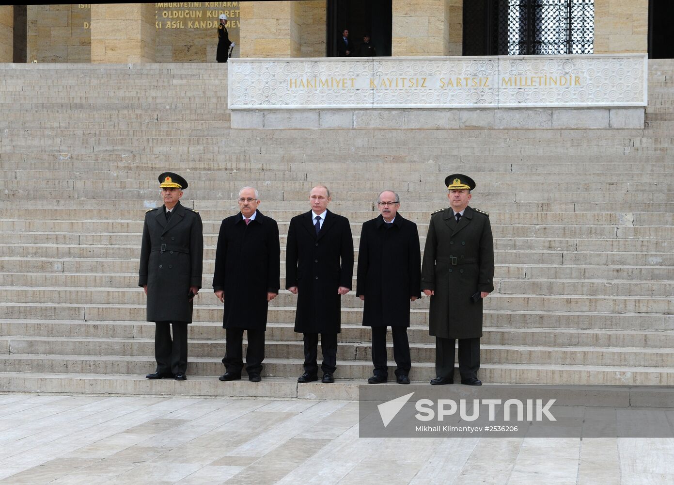 Vladimir Putin's working visit to Turkey