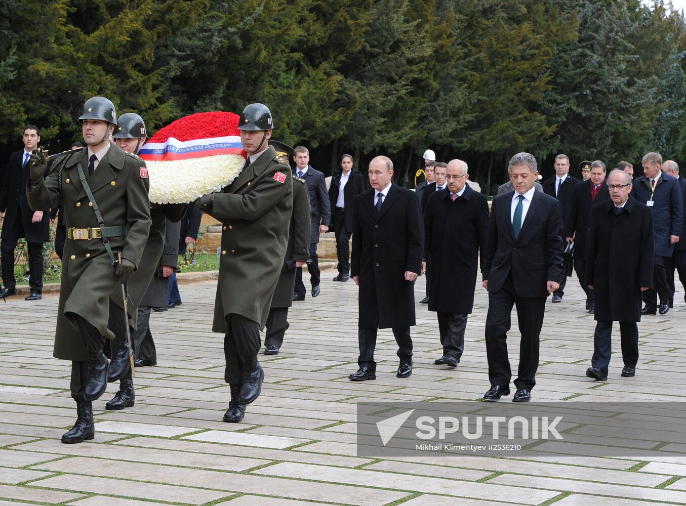 Vladimir Putin's working visit to Turkey