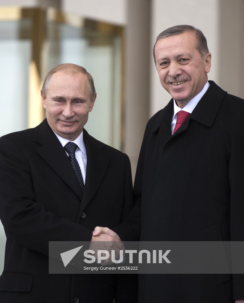 Vladimir Putin's working visit to Turkey