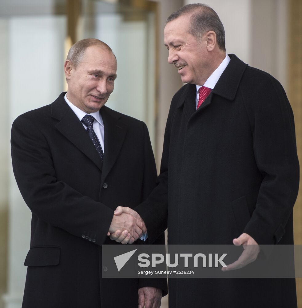 Vladimir Putin's working visit to Turkey