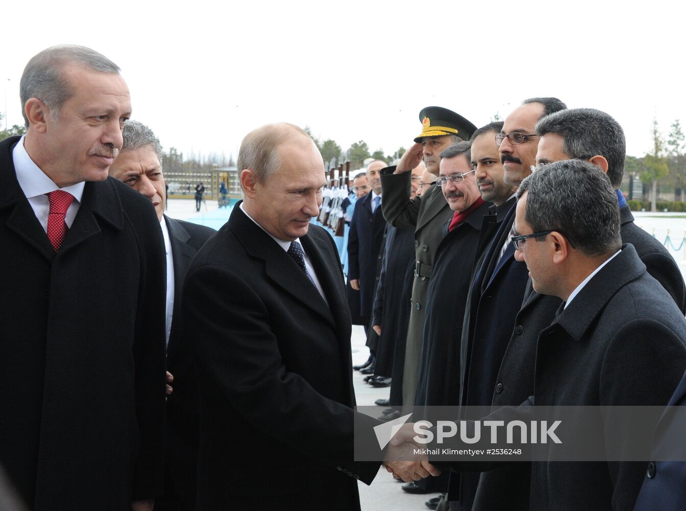 Vladimir Putin's working visit to Turkey