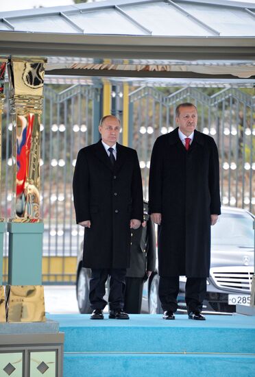 Vladimir Putin's working visit to Turkey